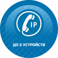 Подключение IP телефонии до 5 устройств